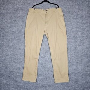 Carhartt Relaxed Fit Rugged Flex Lined Canvas Work Pants Tan size 42x32 BN3342-M